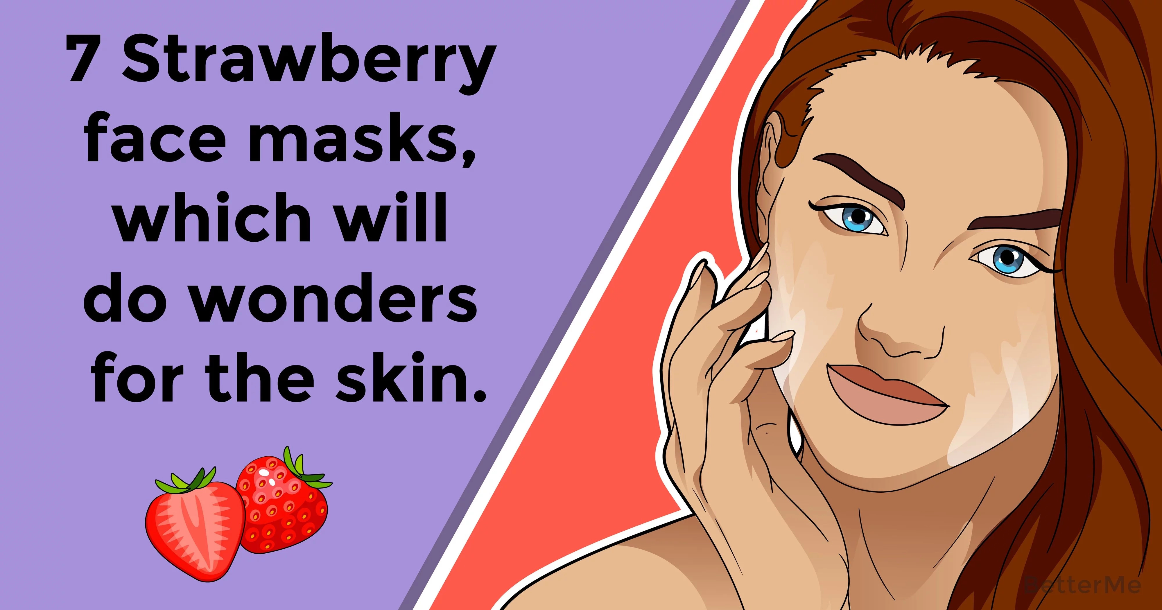 7 Strawberry Face Packs For Glowing Skin 7 Strawberry Face Packs For Glowing Skin